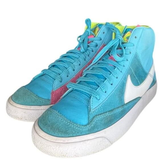 ***SOLD*** Girl Nike Blazer Mid 77 Dance Leather Athletic Sneaker Size 6.5Y - Picture 2 of 7